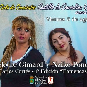 XIII Ciclo de Conciertos Castillo de Guardias Viejas – Mélodie Gimard y Naike Ponce + Carlos Cortés