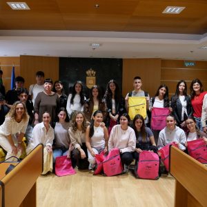 Un grupo de estudiantes portugueses conoce las bondades de El Ejido de la mano del IES Murgi y su proyecto Erasmus