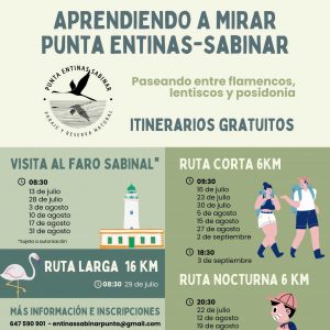 Itinerarios por Punta Entinas